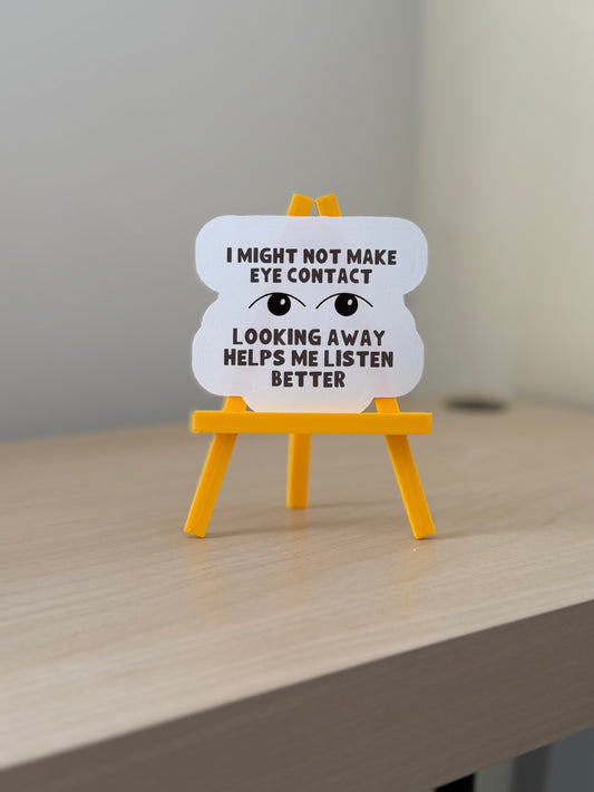 Eye Contact Sticker | Not Made For This - Not Made For This