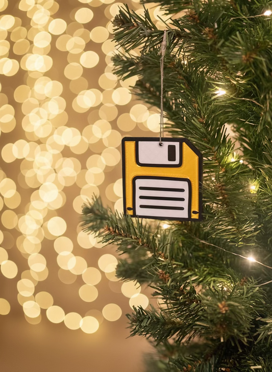 Floppy Disc Bauble | Christmas | Not Made For This