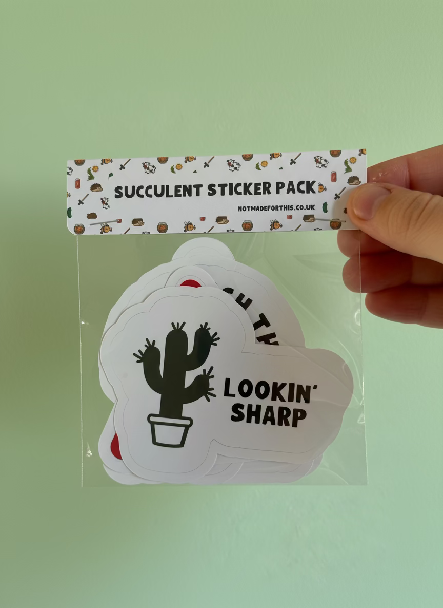 Succulent Sticker Pack | Not Made For This - Not Made For This