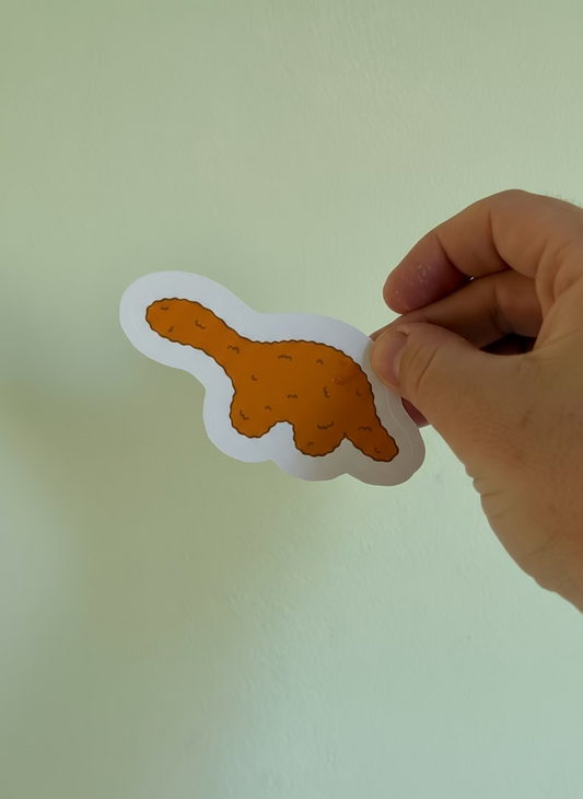 Turkey Dinosaurs Sticker | Not Made For This - Not Made For This