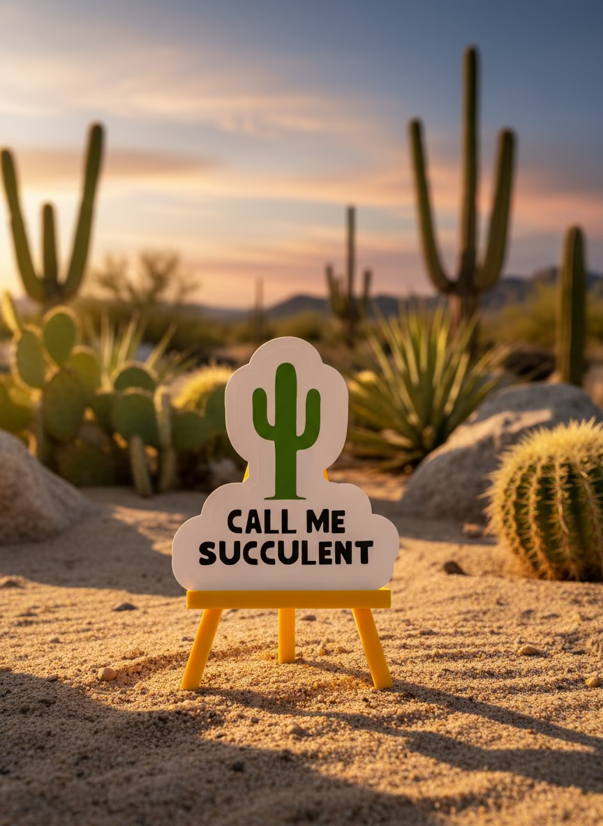 Call Me Succulent Sticker | Not Made For This - Not Made For This