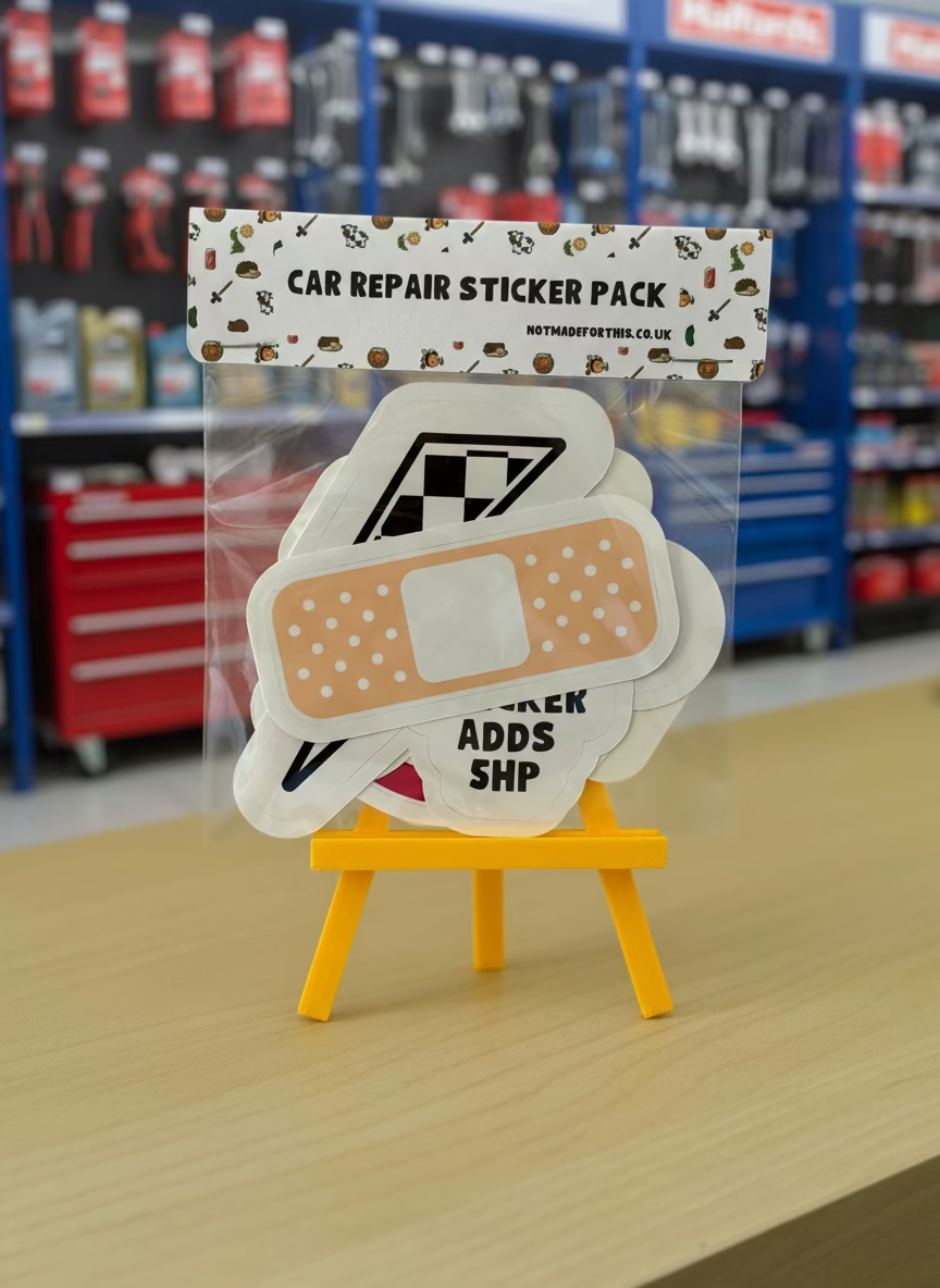 Car Repair Sticker Pack | Not Made For This - Not Made For This