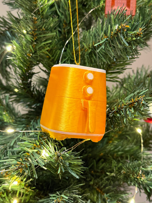 Golden Air Fryer Bauble | Christmas | Not Made For This