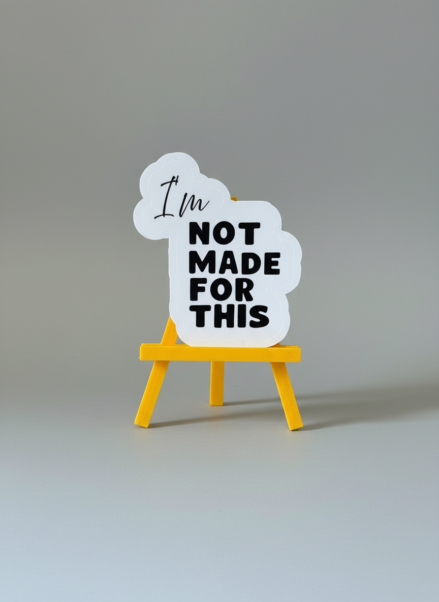 I’m Not Made For This Sticker | Not Made For This