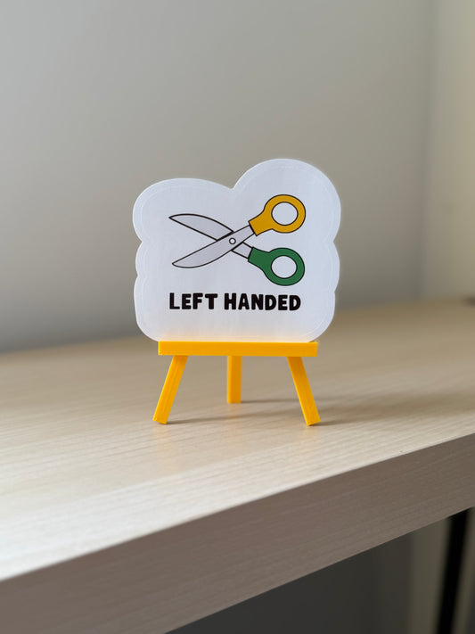 Left Handed Scissors Sticker | Not Made For This - Not Made For This