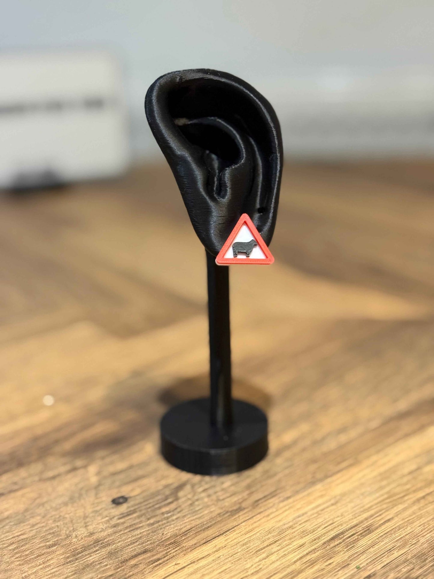Warning! Sheep Stud Earring - Not Made For This