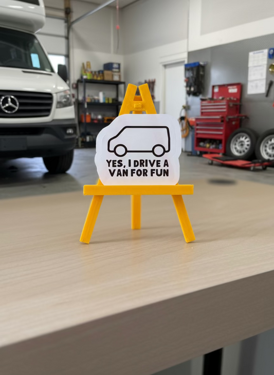 I Drive a Van for Fun Sticker | Not Made For This - Not Made For This
