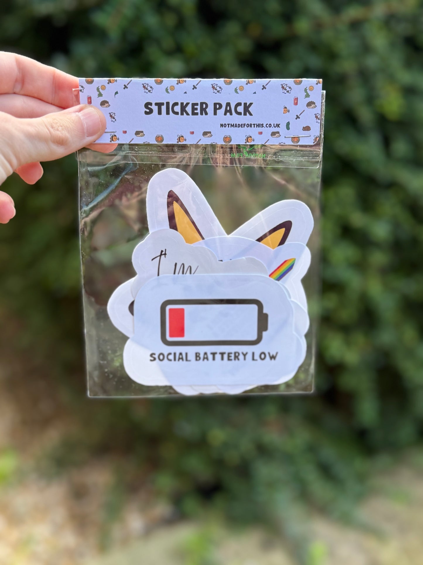 Mix & Match Sticker Bundle - 5 for £6 - Not Made For This