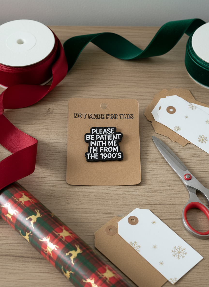 From the 1900's Enamel Pin - Not Made For This