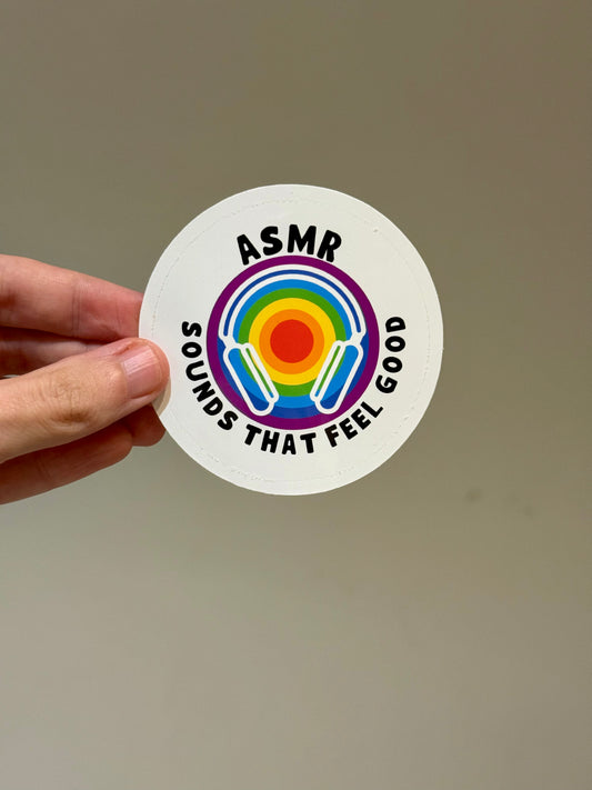 ASMR - Sounds That Feel Good Sticker | Not Made For This