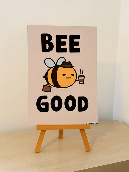 Bee Print by Not Made For This