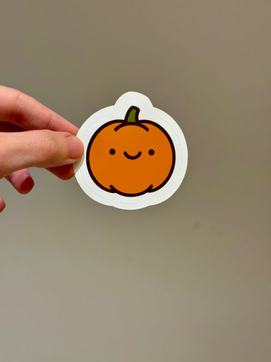 Cute Pumpkin Sticker | Not Made For This