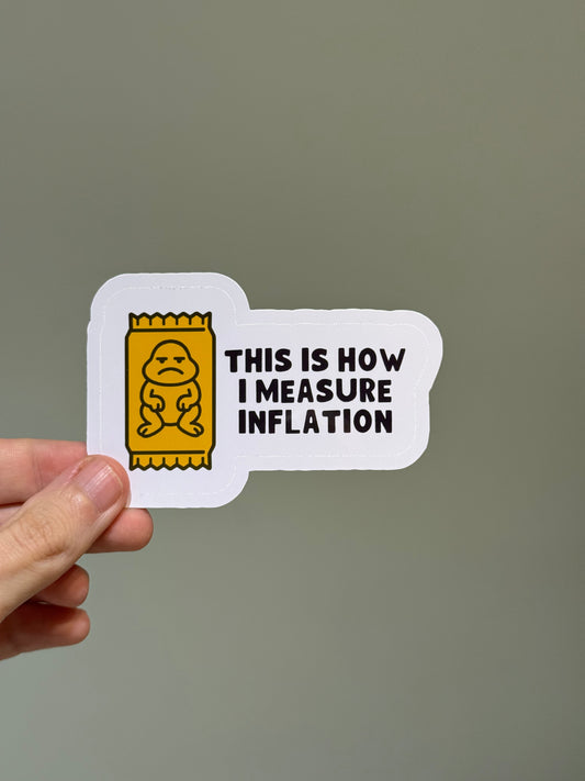 Freddie Inflation Sticker | Not Made For This