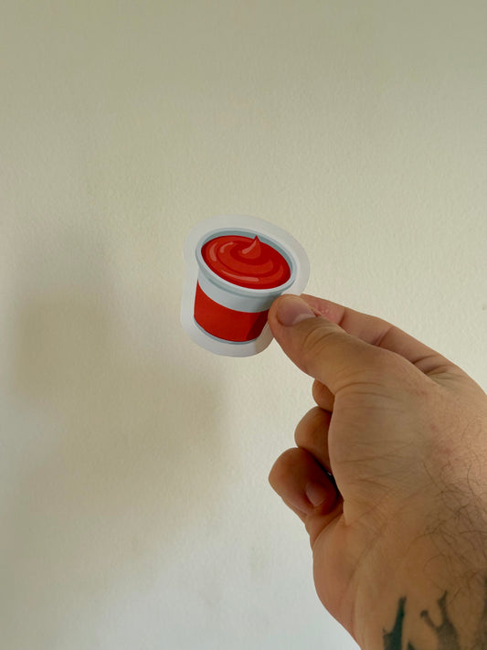Dippy Ketchup Sticker | Not Made For This