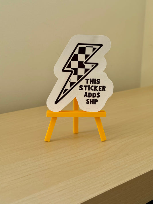 This Sticker Adds 5HP Sticker | Not Made For This