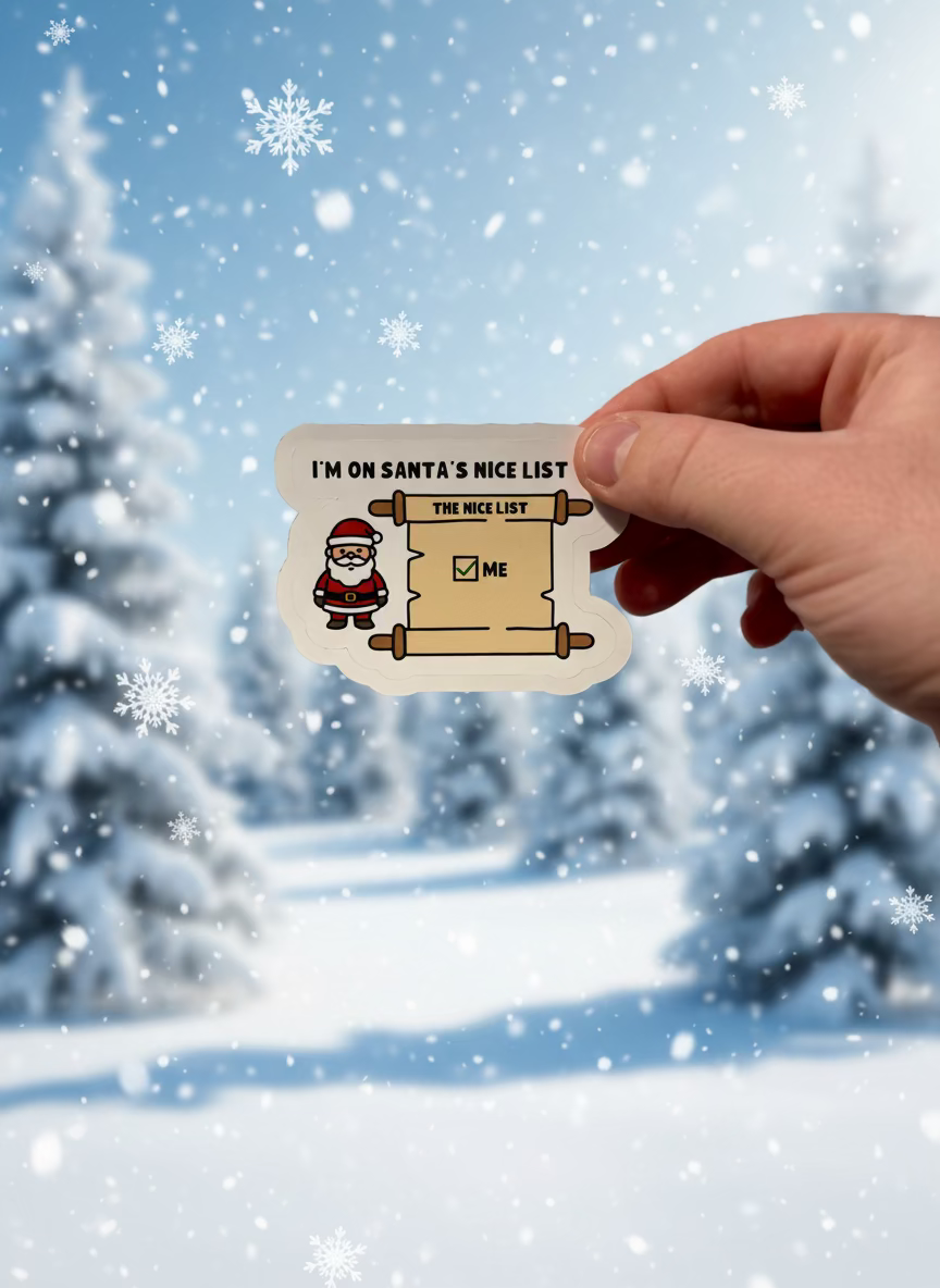 Santa’s List Sticker | Not Made For This