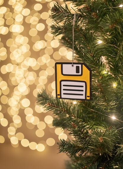 Floppy Disc Bauble | Christmas | Not Made For This