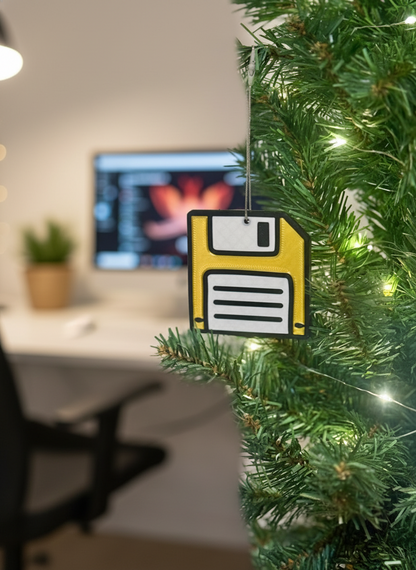 Floppy Disc Bauble | Christmas | Not Made For This