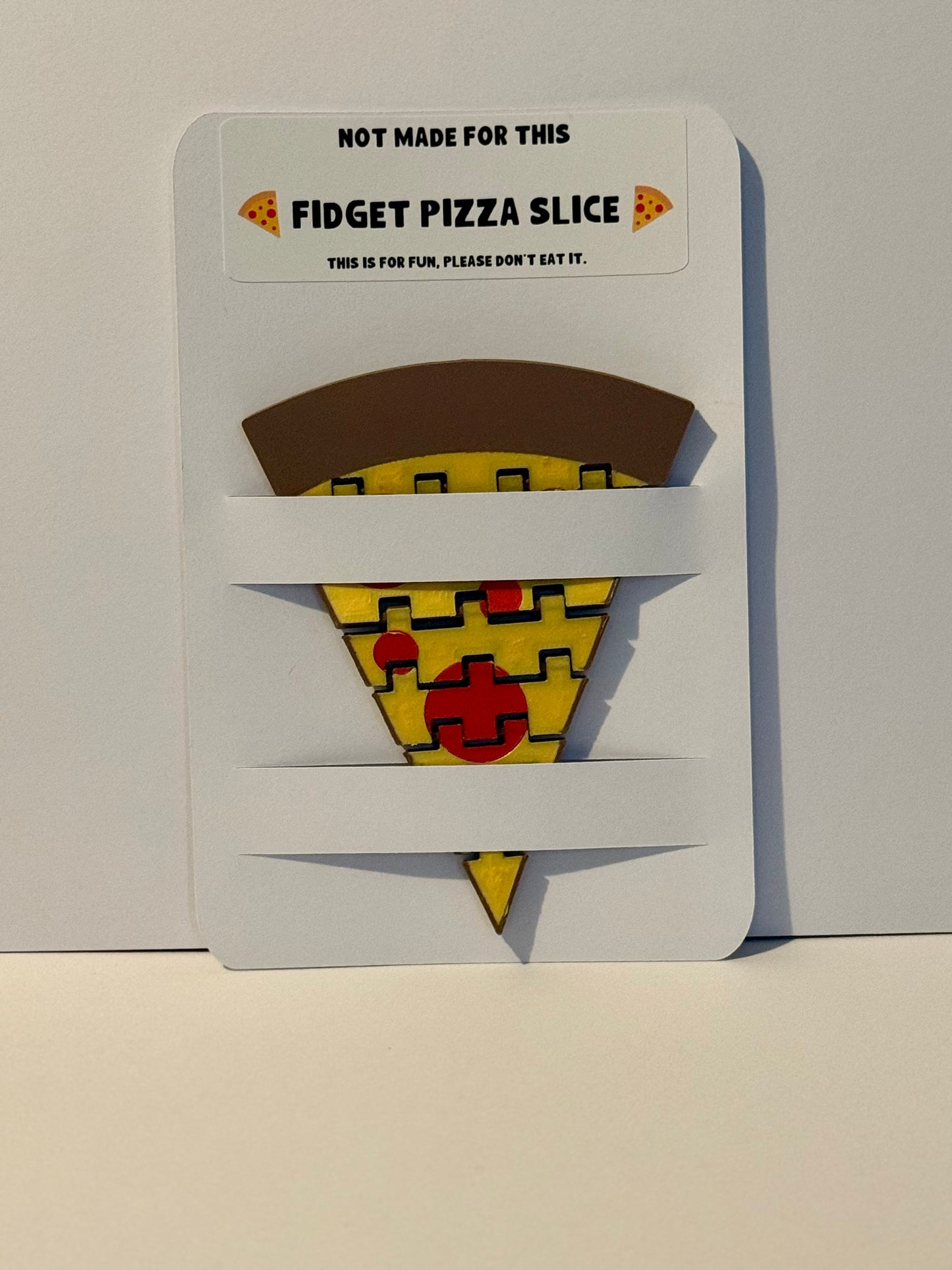 Fidget Pizza Slice | 3D Printed Fidgeter | Not Made For This