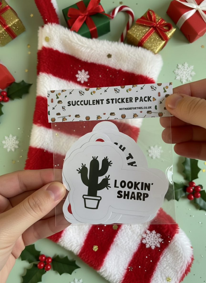 Succulent Sticker Pack | Not Made For This - Not Made For This