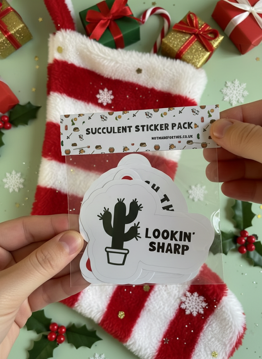 Succulent Sticker Pack | Not Made For This - Not Made For This