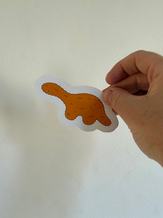 Turkey Dinosaurs Sticker | Not Made For This