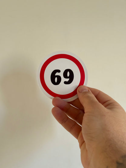 Speed Limit? Nice. Sticker | Not Made For This