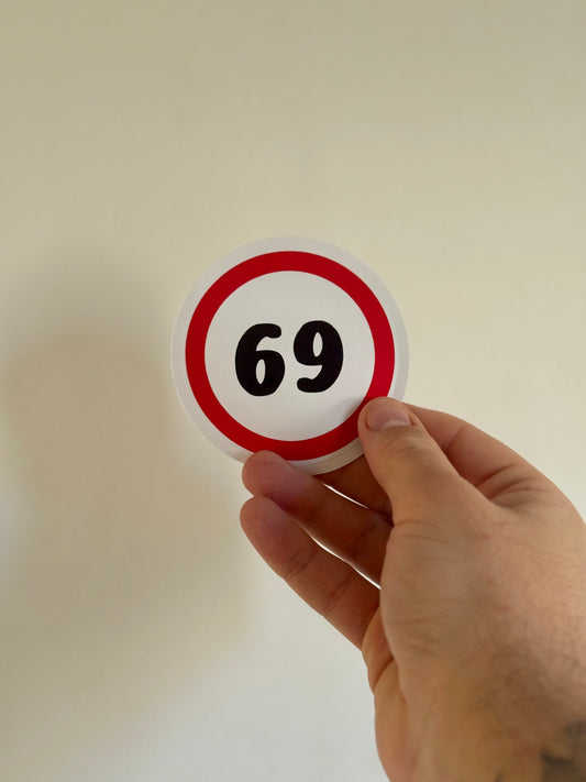 Speed Limit? Nice. Sticker | Not Made For This