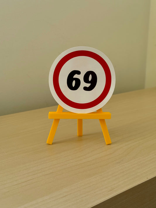Speed Limit? Nice. Sticker | Not Made For This