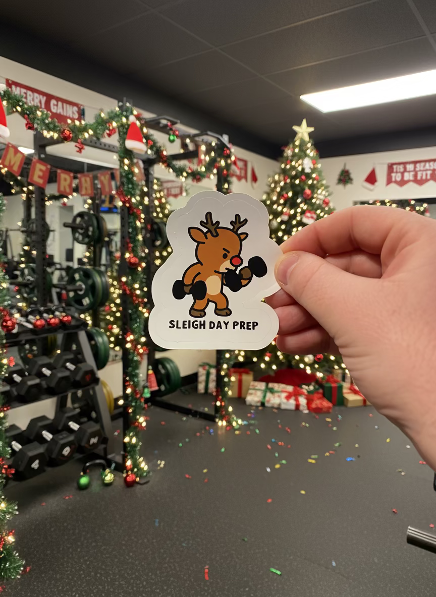 Sleigh Day Prep Sticker | Not Made For This