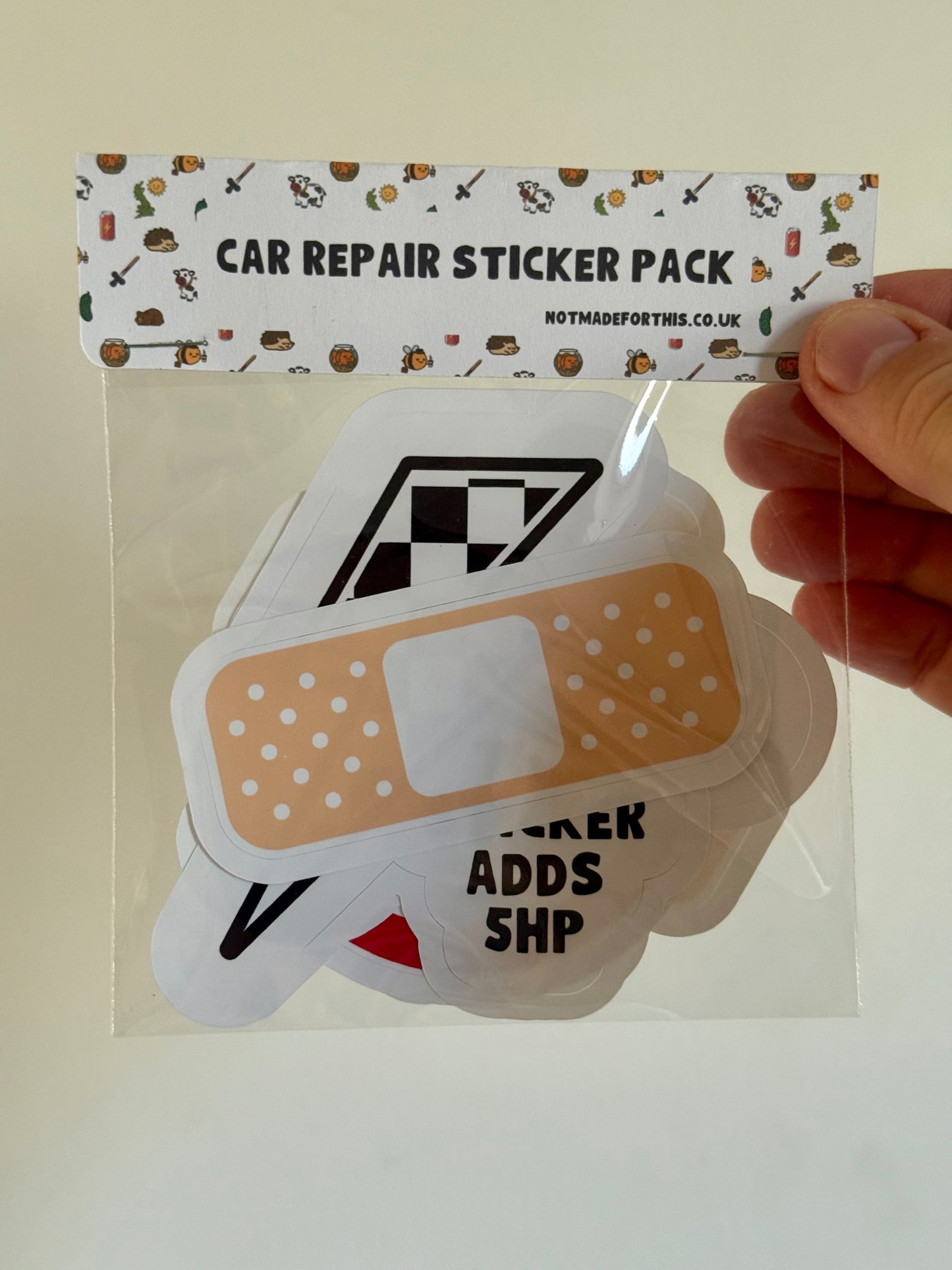 Car Repair Sticker Pack | Not Made For This