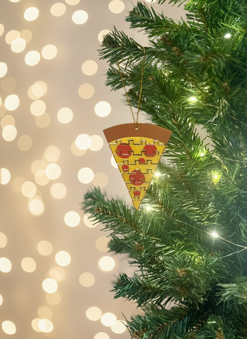 Floppy Pizza Bauble | Christmas | Not Made For This