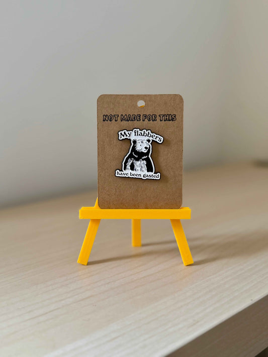 My Flabbers have been gasted Enamel Pin