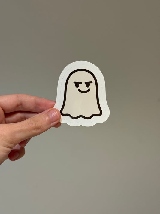 Cheeky Ghost Sticker | Not Made For This