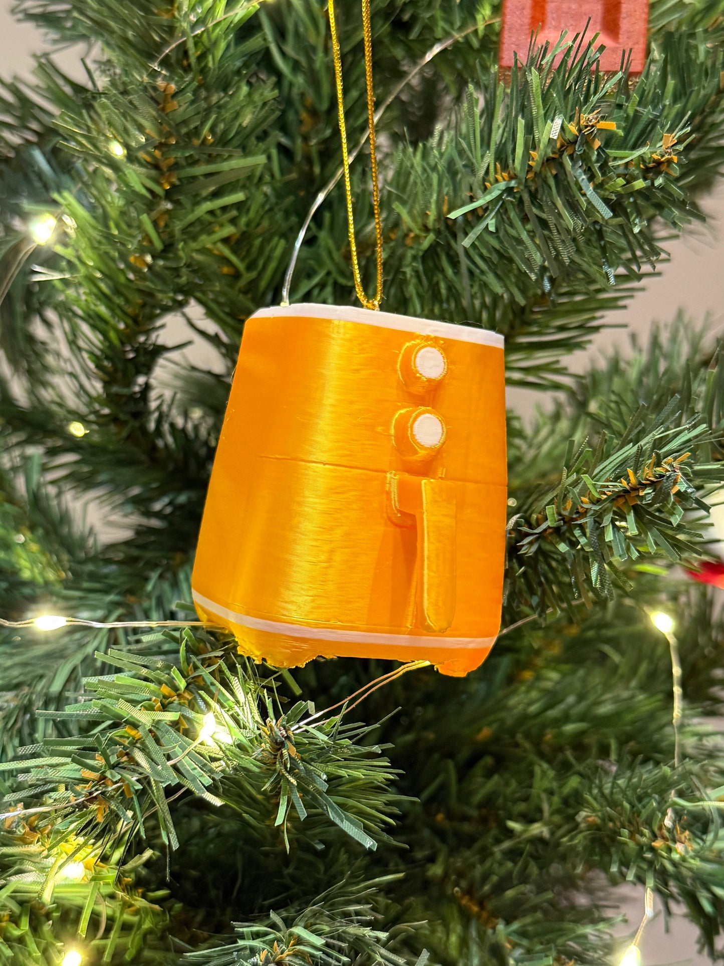 Golden Air Fryer Bauble | Christmas | Not Made For This