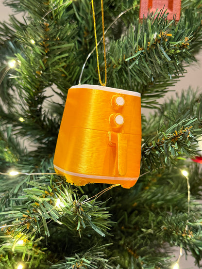 Golden Air Fryer Bauble | Christmas | Not Made For This