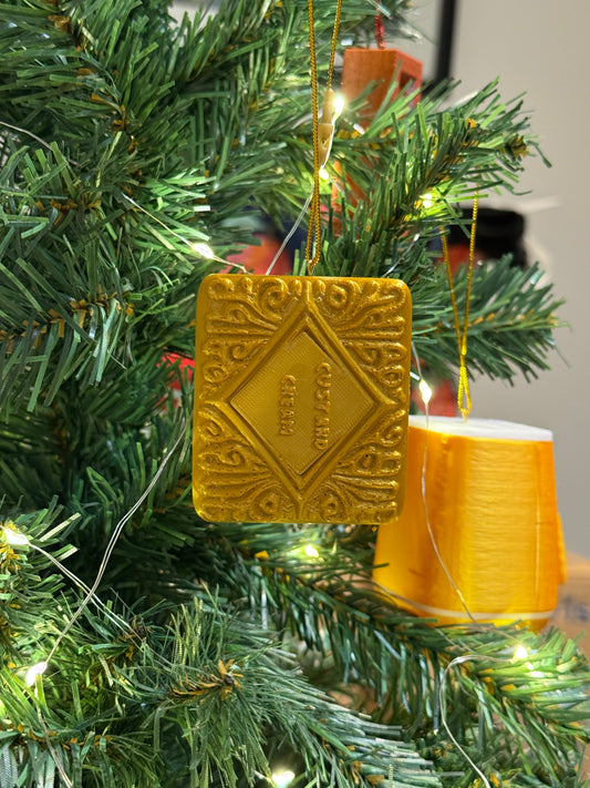 Custard Cream Bauble | Christmas | Not Made For This