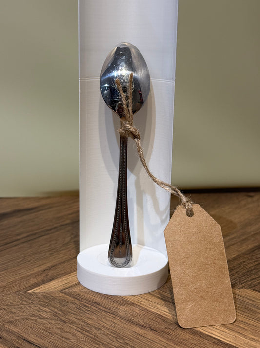 Spoon-014- Small Flat Pattern Handle Oval Scoop | Not Made For This | Spoon Market