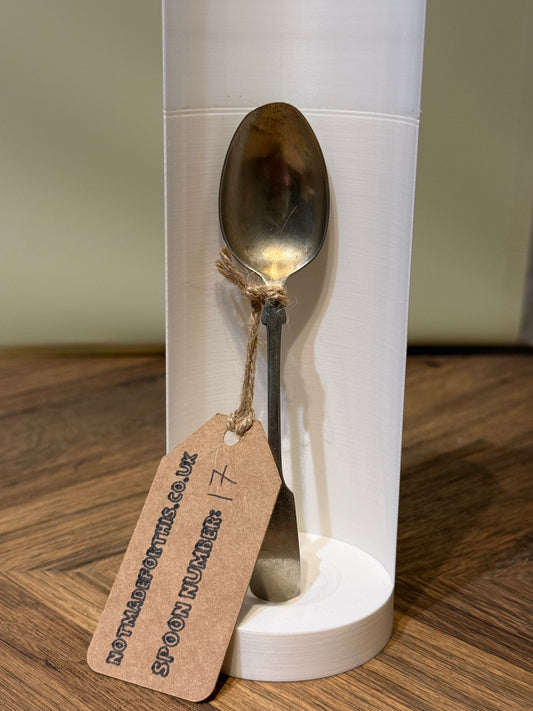 Spoon-017- Silvery Lookin'  Tiny Cute Handled Spoon| Not Made For This | Spoon Market