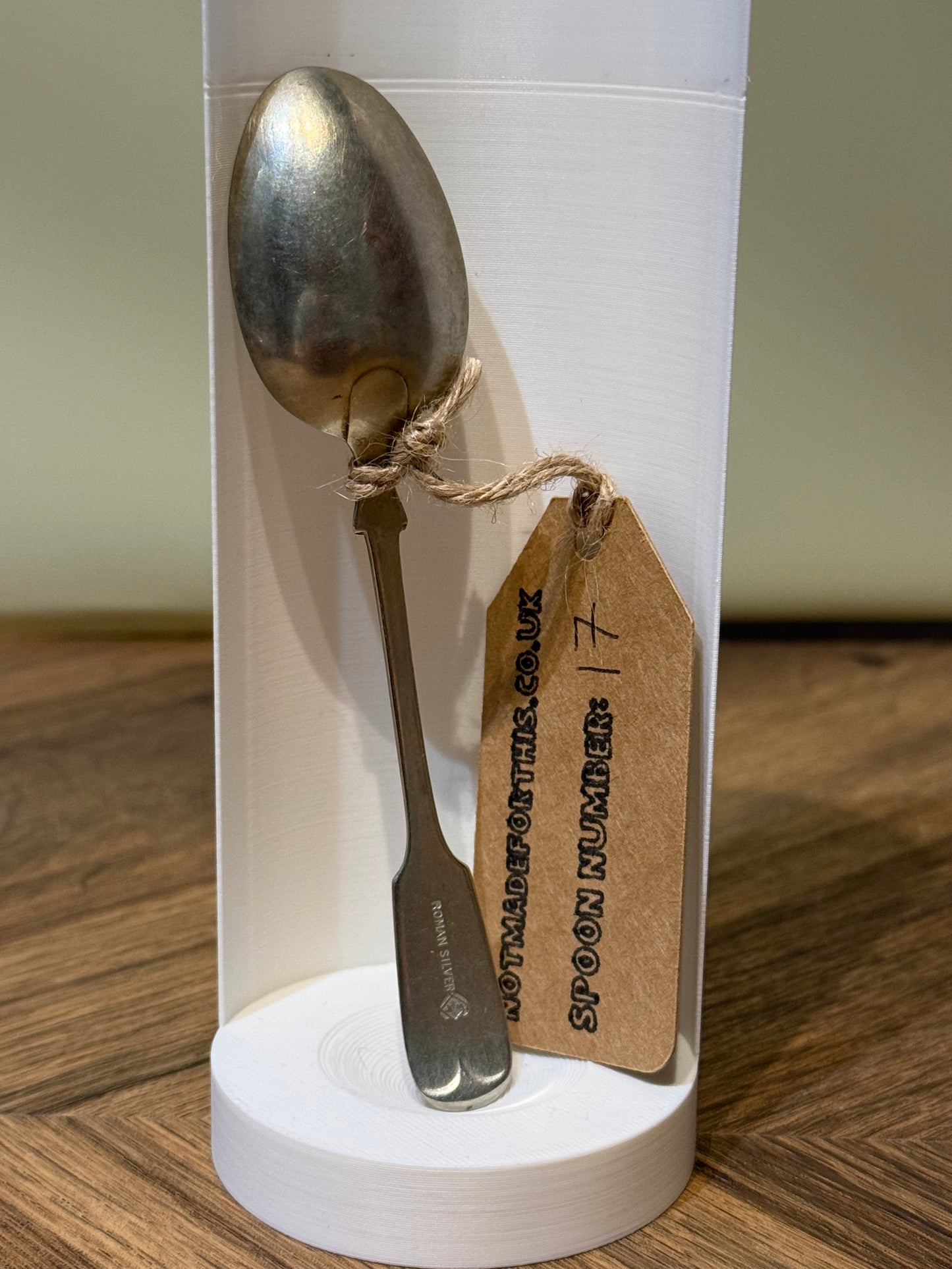 Spoon-017- Silvery Lookin'  Tiny Cute Handled Spoon| Not Made For This | Spoon Market