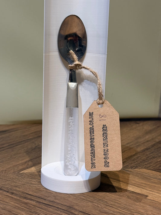 Spoon-018- Bubbly Handle Small Oval Scoop | Not Made For This | Spoon Market