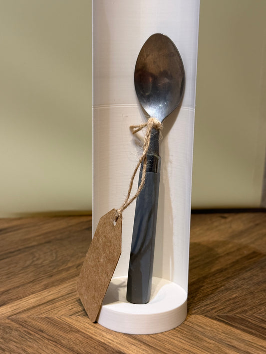Spoon-020- Grey Reassuring Square Handle Small Faded Scoop | Not Made For This | Spoon Market