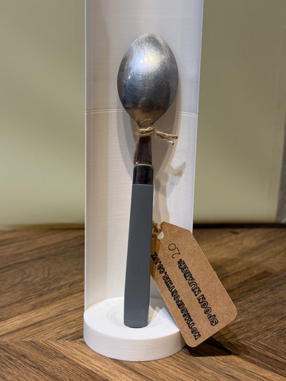 Spoon-020- Grey Reassuring Square Handle Small Faded Scoop | Not Made For This | Spoon Market
