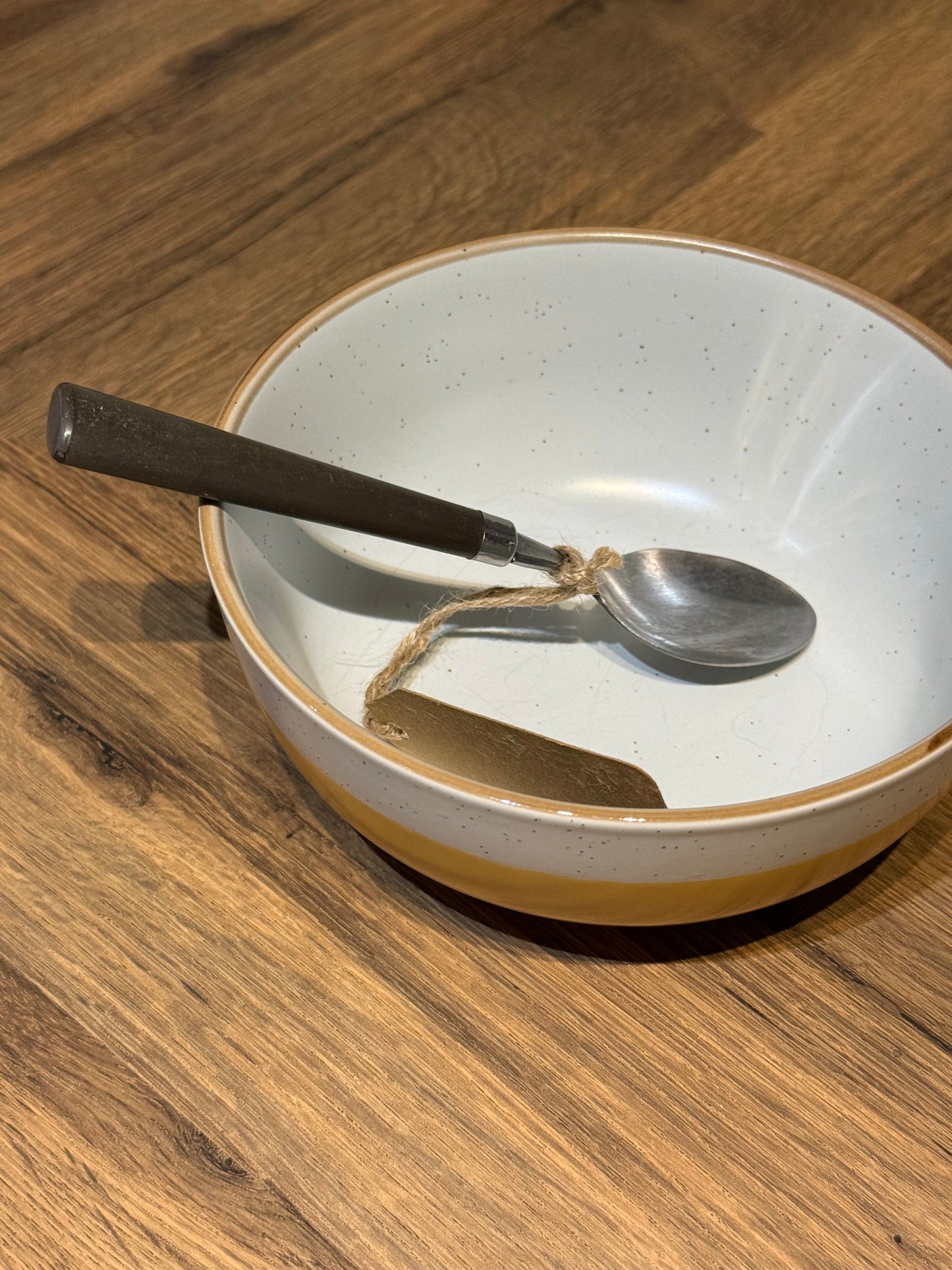 Spoon-021- Formal Brown Round Handle Small Scoop | Not Made For This | Spoon Market