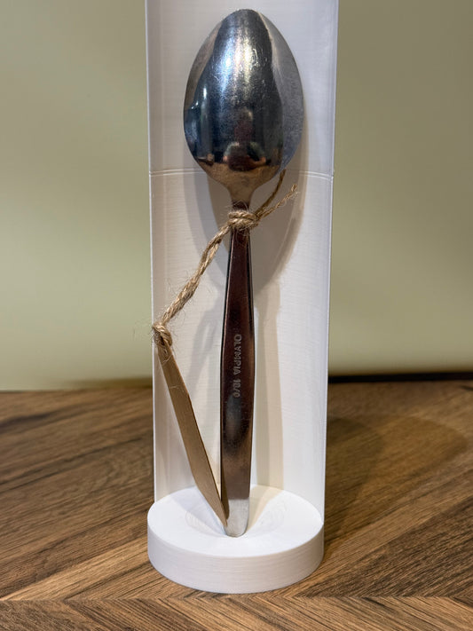 Spoon-022- Flat Handle Oval Scoop Lightweight | Not Made For This | Spoon Market