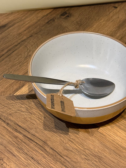 Spoon-022- Flat Handle Oval Scoop Lightweight | Not Made For This | Spoon Market
