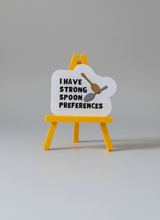 Strong Spoon Preferences Sticker | Not Made For This
