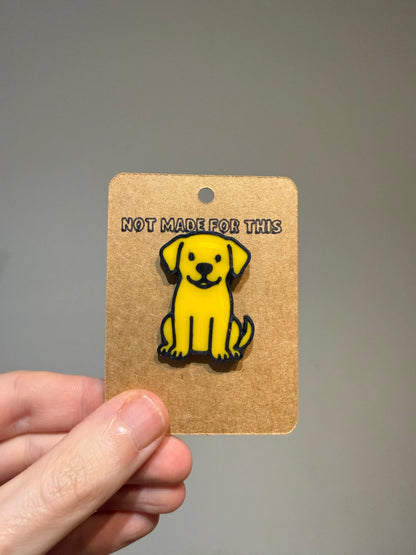 Chopper the Labrador Pin | 3D Printed Resin Pin Badge | Not Made For This