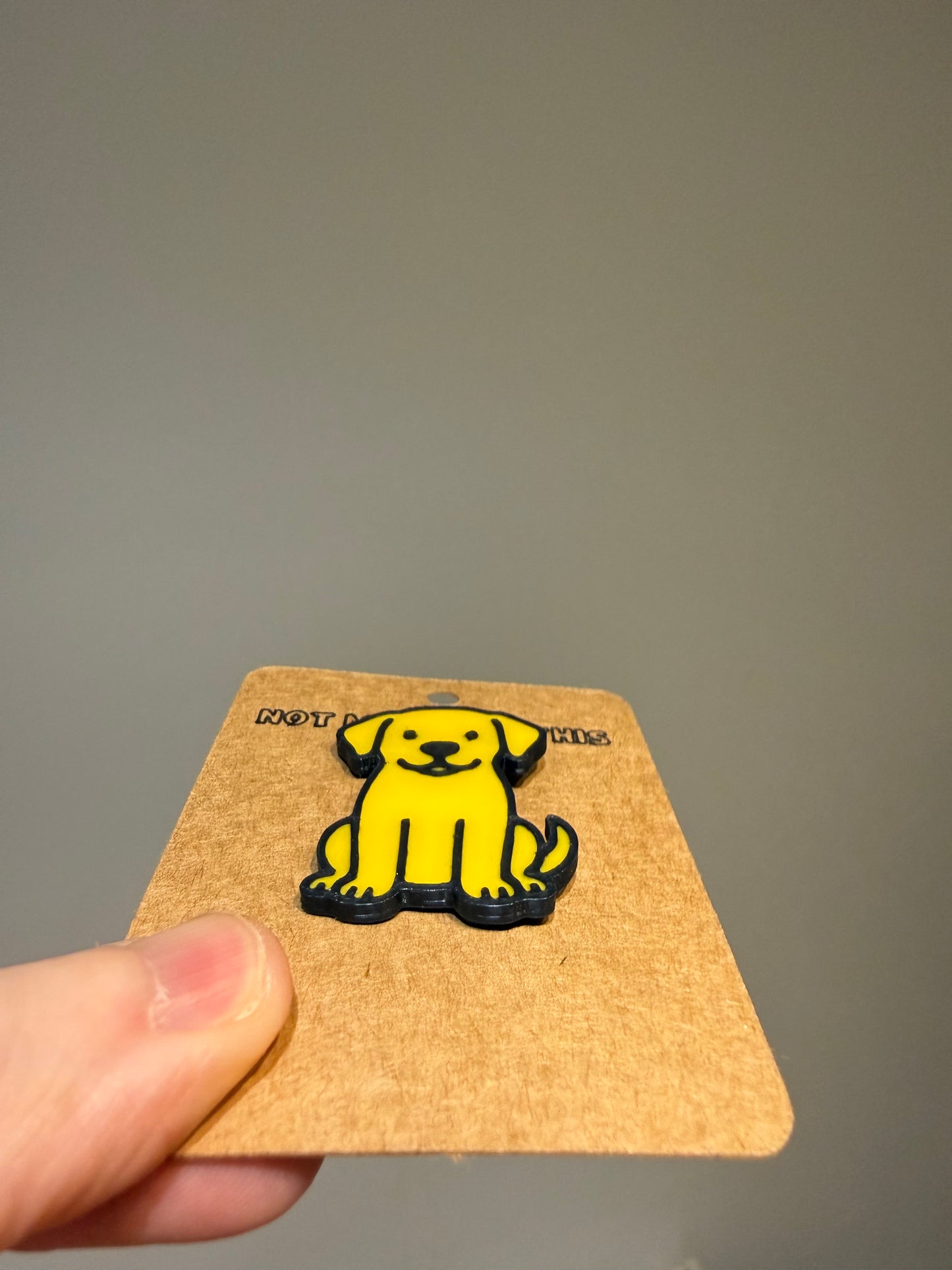 Chopper the Labrador Pin | 3D Printed Resin Pin Badge | Not Made For This