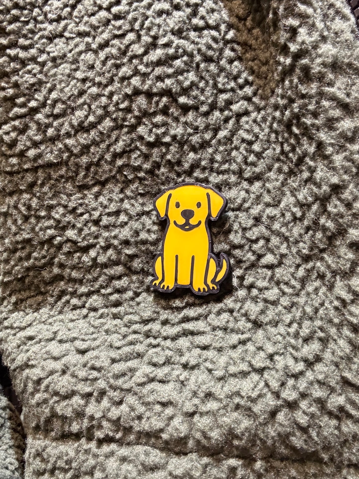 Chopper the Labrador Pin | 3D Printed Resin Pin Badge | Not Made For This